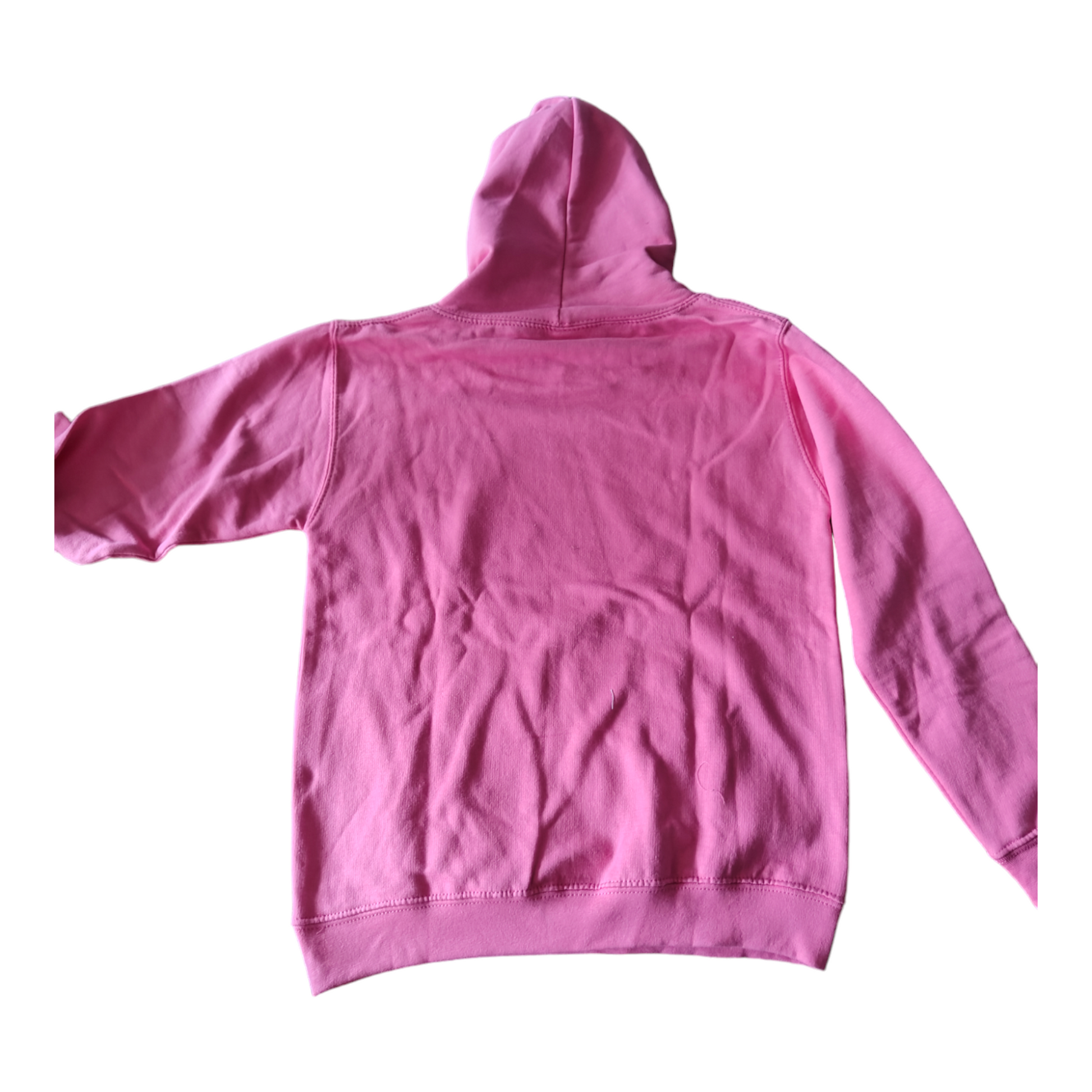 Kids Hoodie roze met unicorn maat 9 - 11 jaar