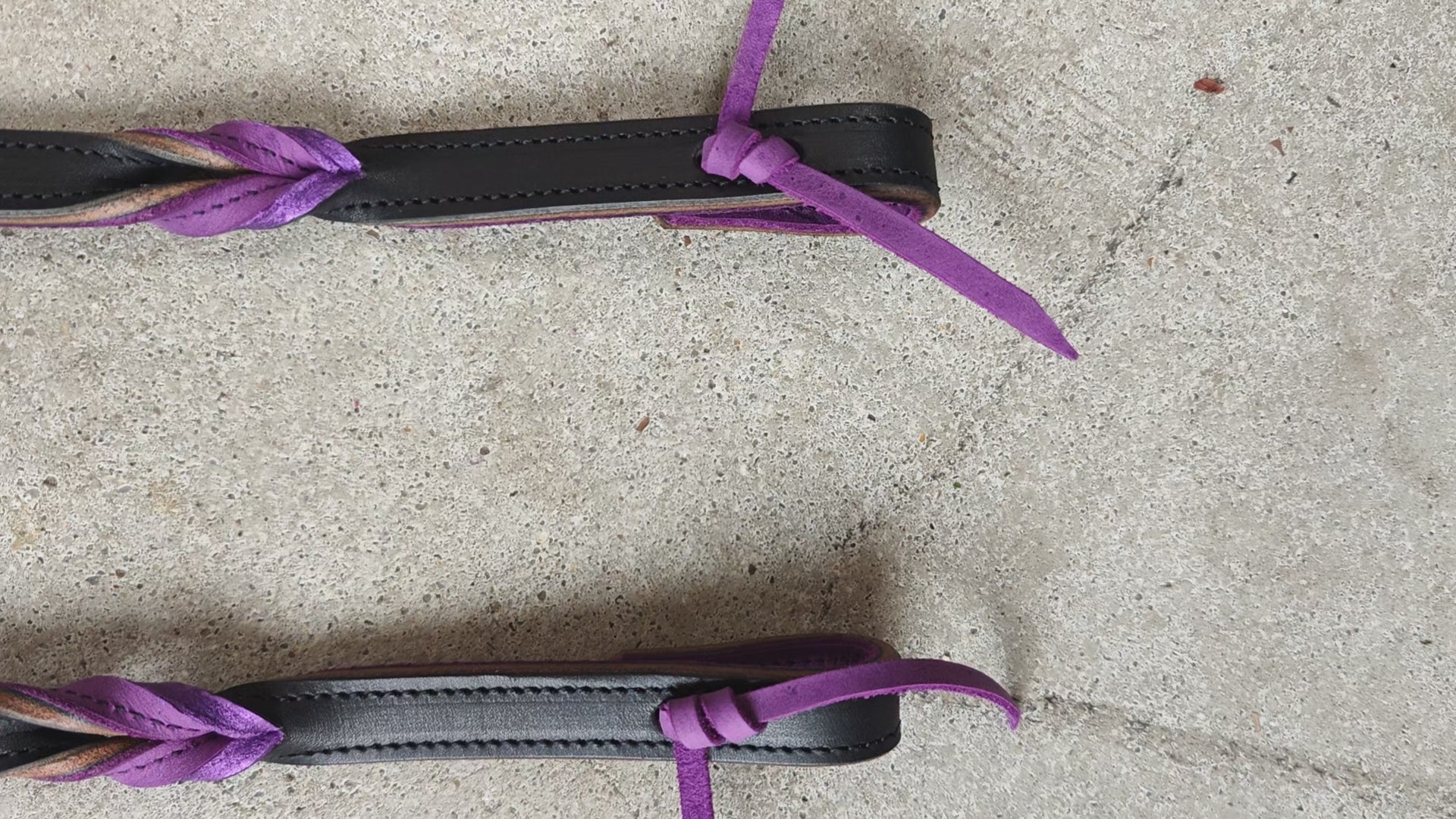 Western hoofd stel purple