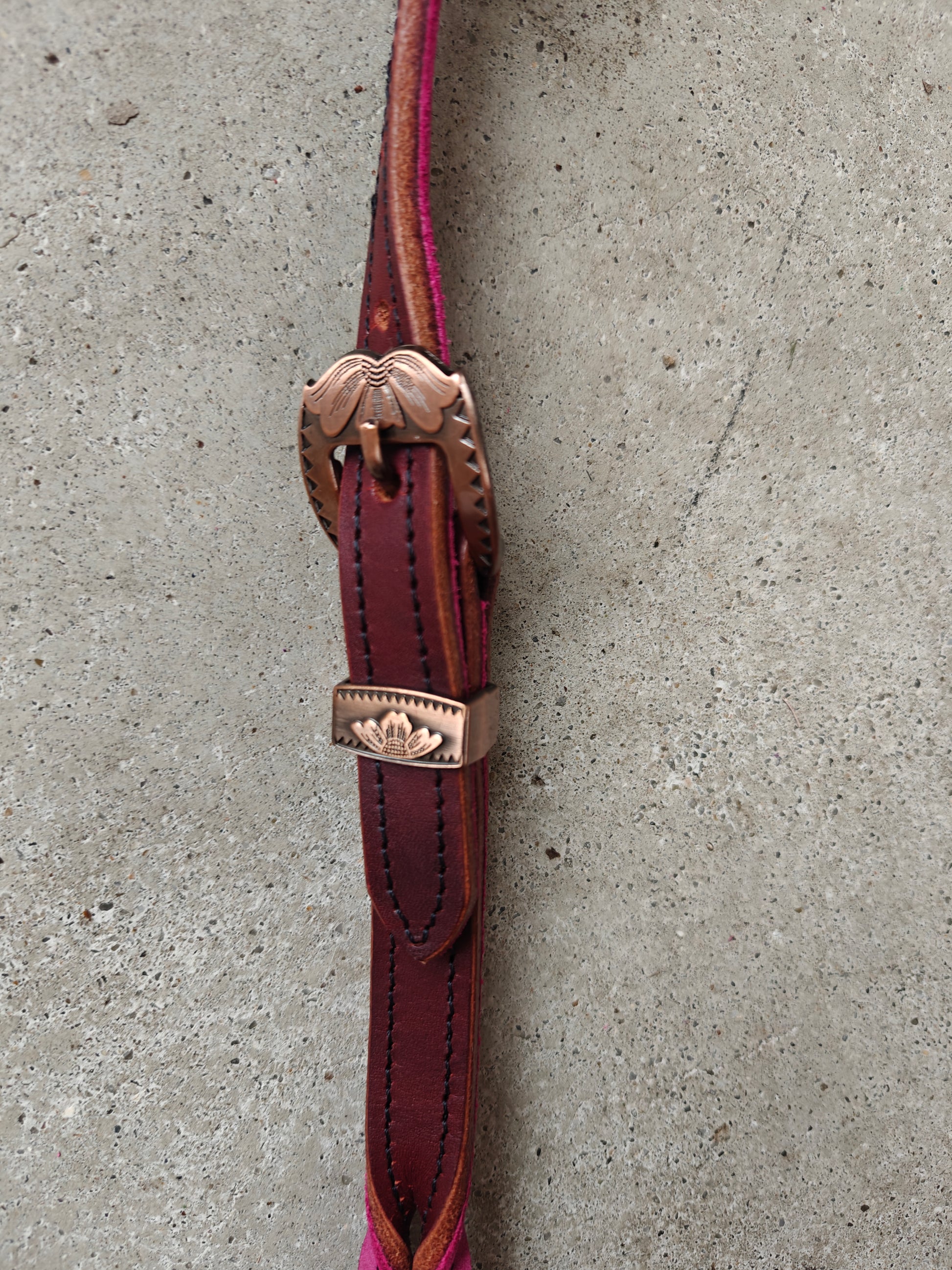 Western hoofdstel pink