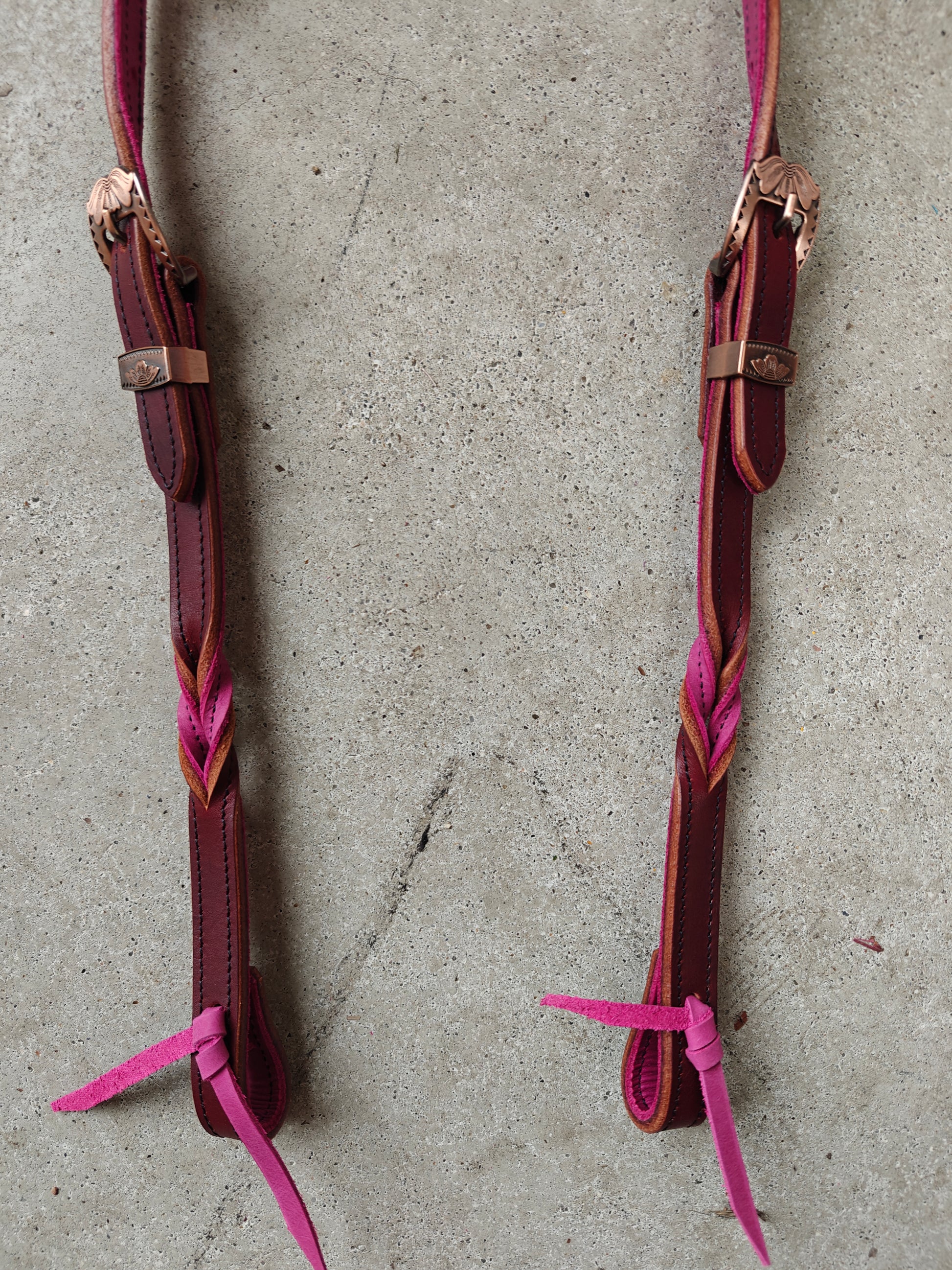 Western hoofdstel pink