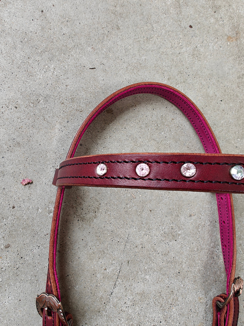 Western hoofdstel pink