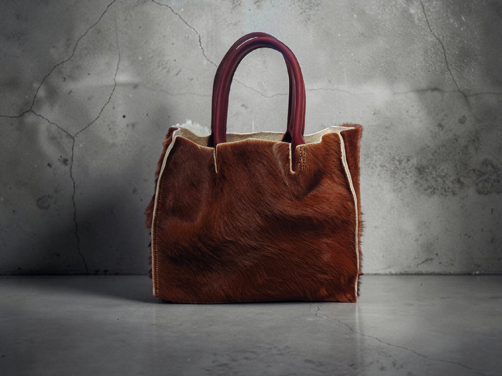 Handgemaakte Koeienhuid Shopper, Uniek & Tijdloos
