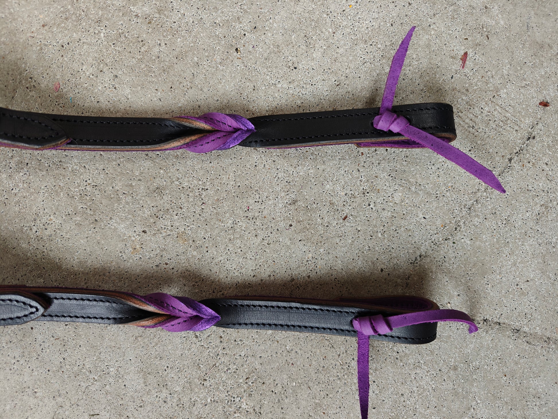 Western hoofd stel purple