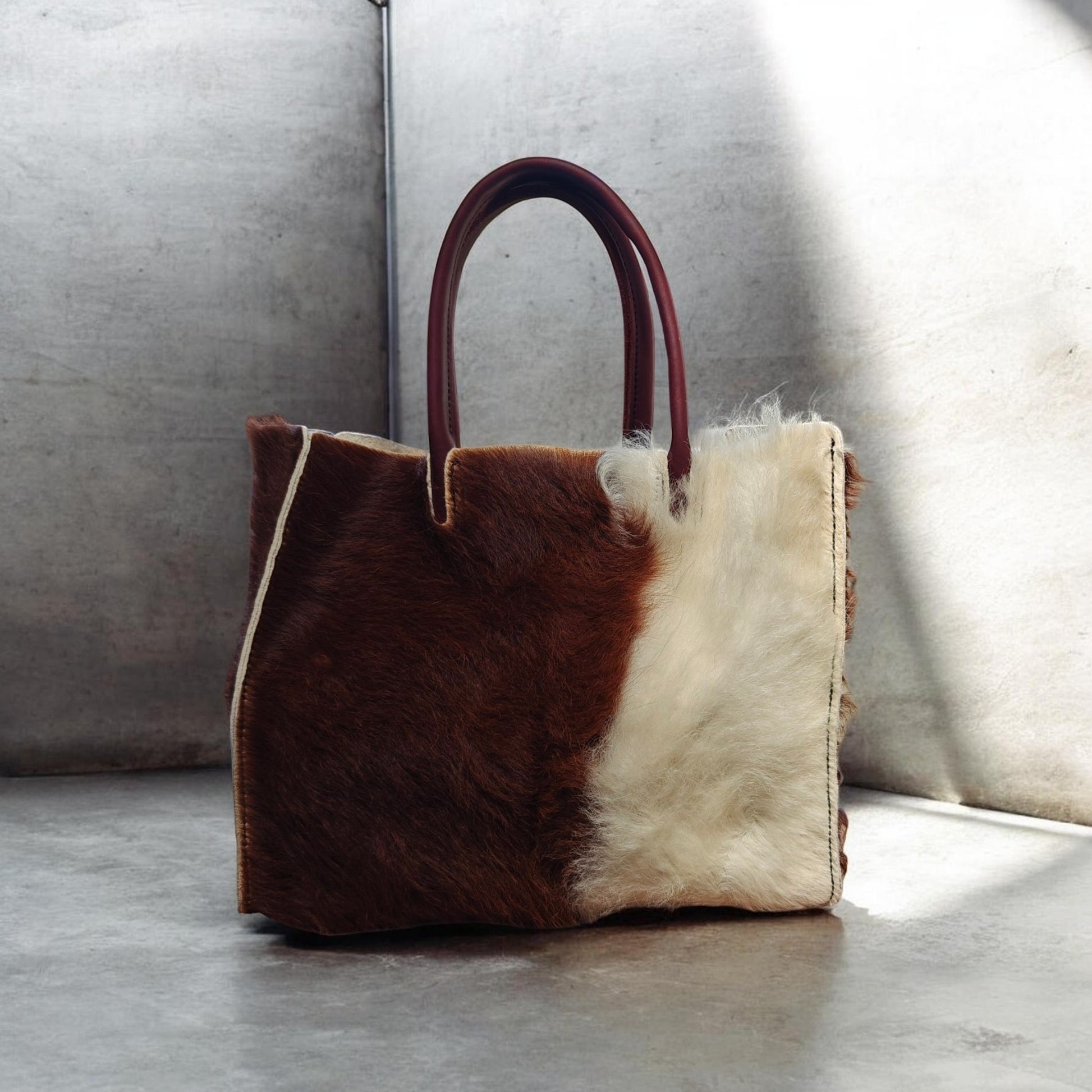 Handgemaakte Koeienhuid Shopper, Uniek & Tijdloos