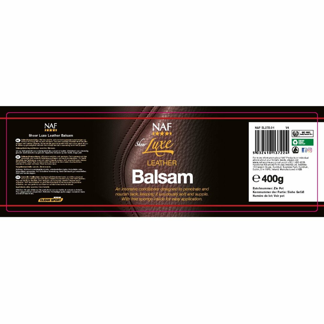 NAF leather balsam